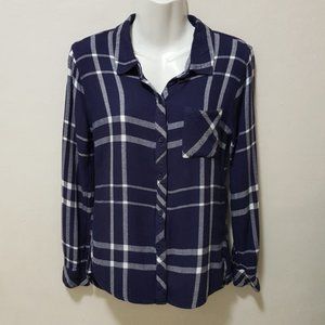 Rails Kendra Plaid Shirt Flannel Button Down XS